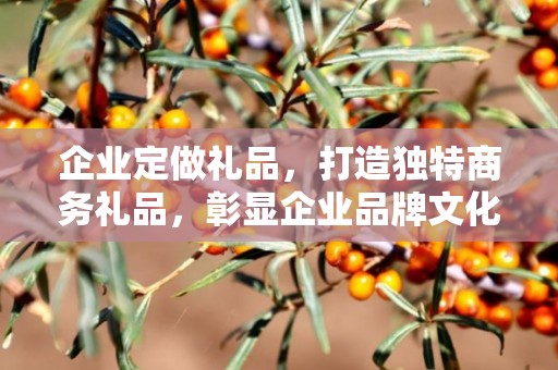 企业定做礼品，打造独特商务礼品，彰显企业品牌文化