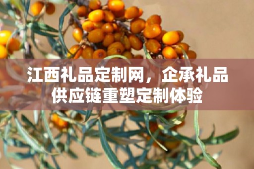 江西礼品定制网，企承礼品供应链重塑定制体验