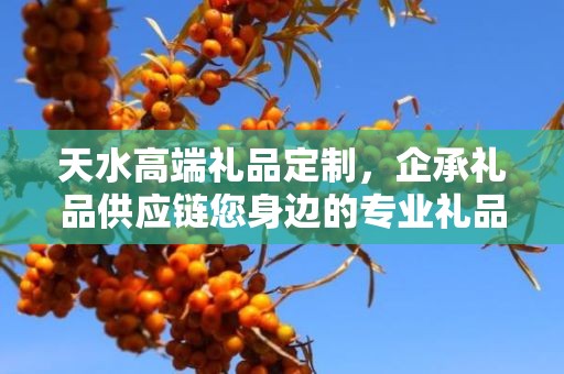天水高端礼品定制，企承礼品供应链您身边的专业礼品定制公司