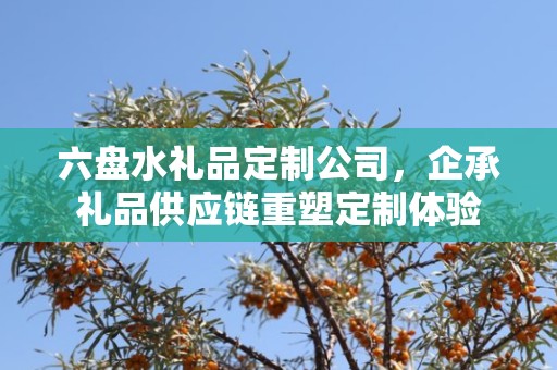 六盘水礼品定制公司，企承礼品供应链重塑定制体验
