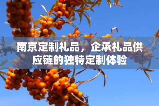 南京定制礼品，企承礼品供应链的独特定制体验